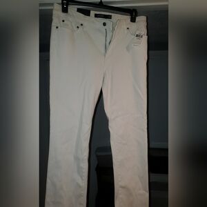 Ralph Lauren Women's Off-White Straight Leg Jeans